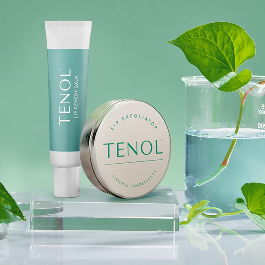 Tenol Lip Remedy Kit - Lip Remedy Balm and Lip Exfoliator Gel