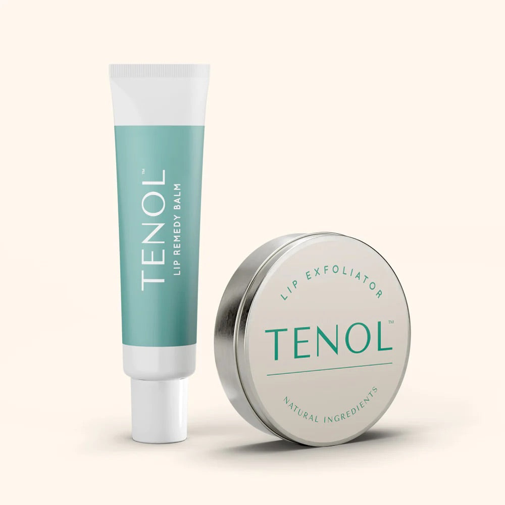 Tenol Lip Remedy Kit - Lip Remedy Balm and Lip Exfoliator Gel