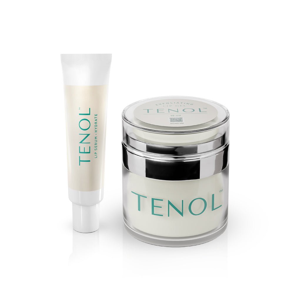 Two - Step Hydration & Barrier Lip Recovery System (with 7% Lactic Acid, Peptide & Ceramide) - Tenol™ -
