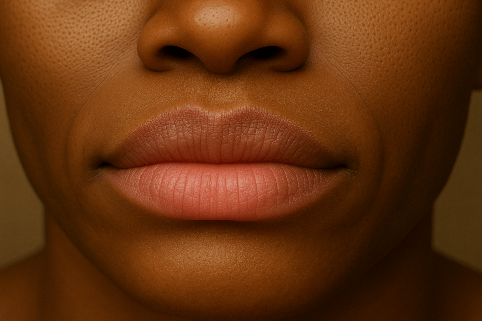 after lip discolouration treatment for moderate lip hyperpigmentation