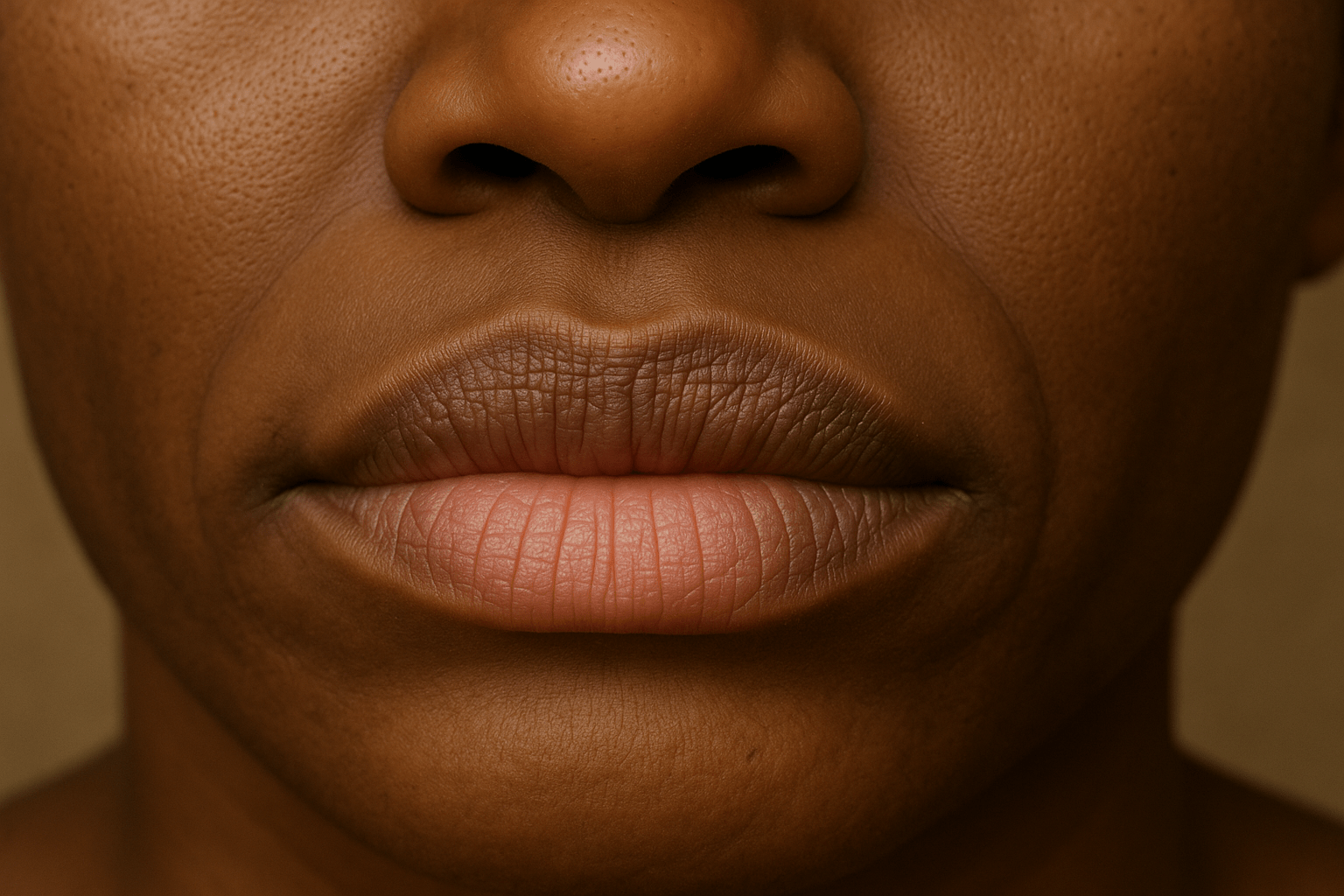 before lip discolouration moderate and dehydration