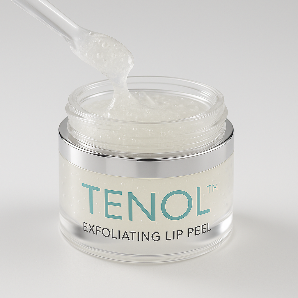 Gel exfoliant pour les lèvres au Tenol - Anti-âge et réparateur 