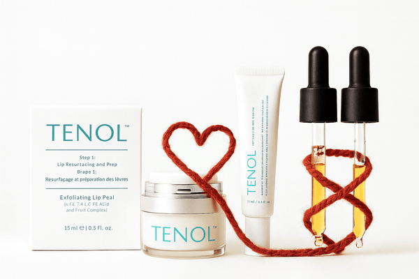 Two - Step Hydration & Barrier Lip Recovery System (with 7% Lactic Acid, Peptide & Ceramide) - Tenol™ - 