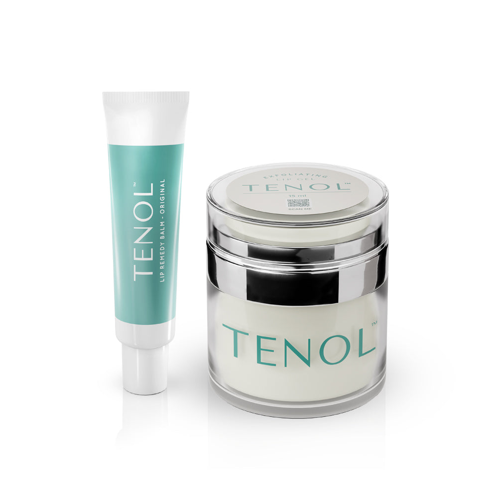 Kit de traitement pour les lèvres Tenol (kit de force régulière) Inverse l'hyperpigmentation des lèvres et répare les lèvres 