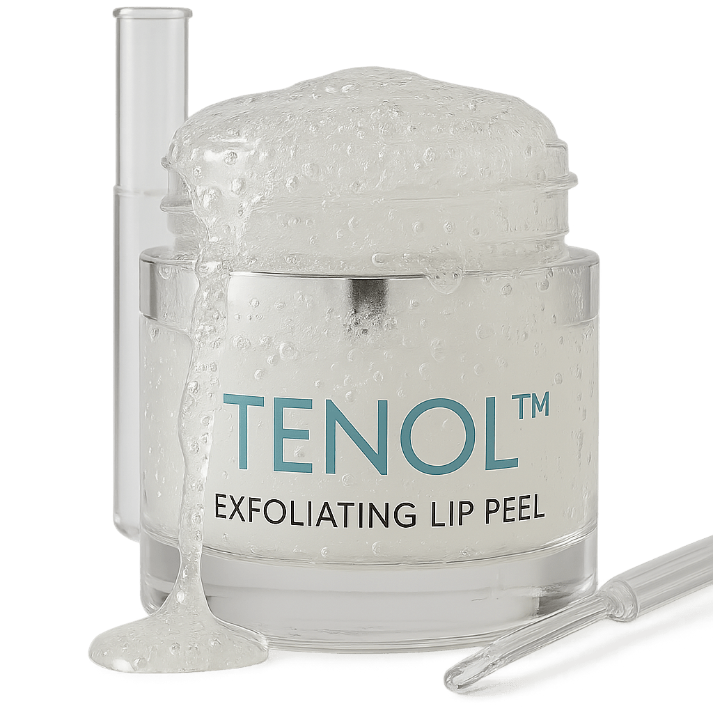 Exfoliating Lip Peel | Resurfacing Gel with 7% Lactic Acid and Fruit Complex - Tenol™ - Resurfacing